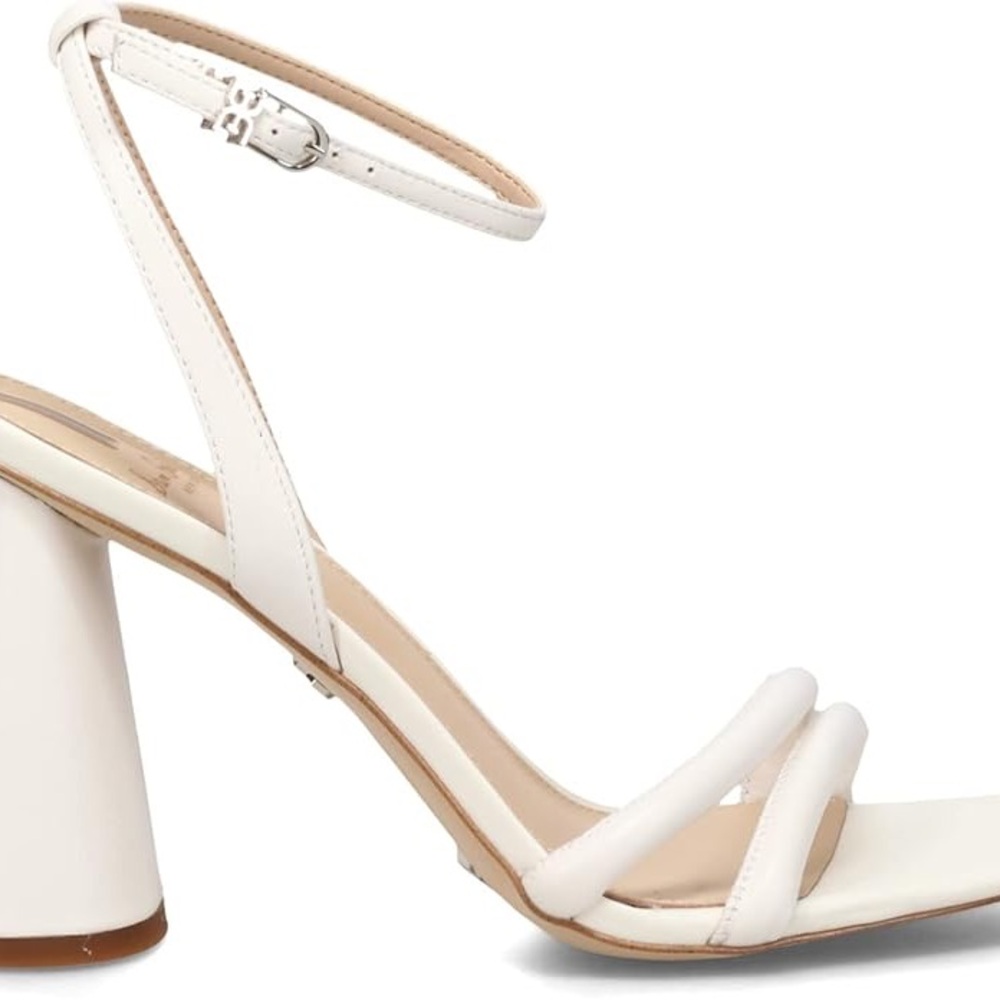 NWT Sam Edelman Women’s Kia Block Heel Sandal, Bright White, size 9